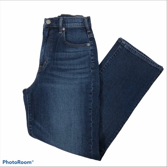 GAP Denim - Ladies Gap Mid Rise Wide Straight Leg Jeans 26R